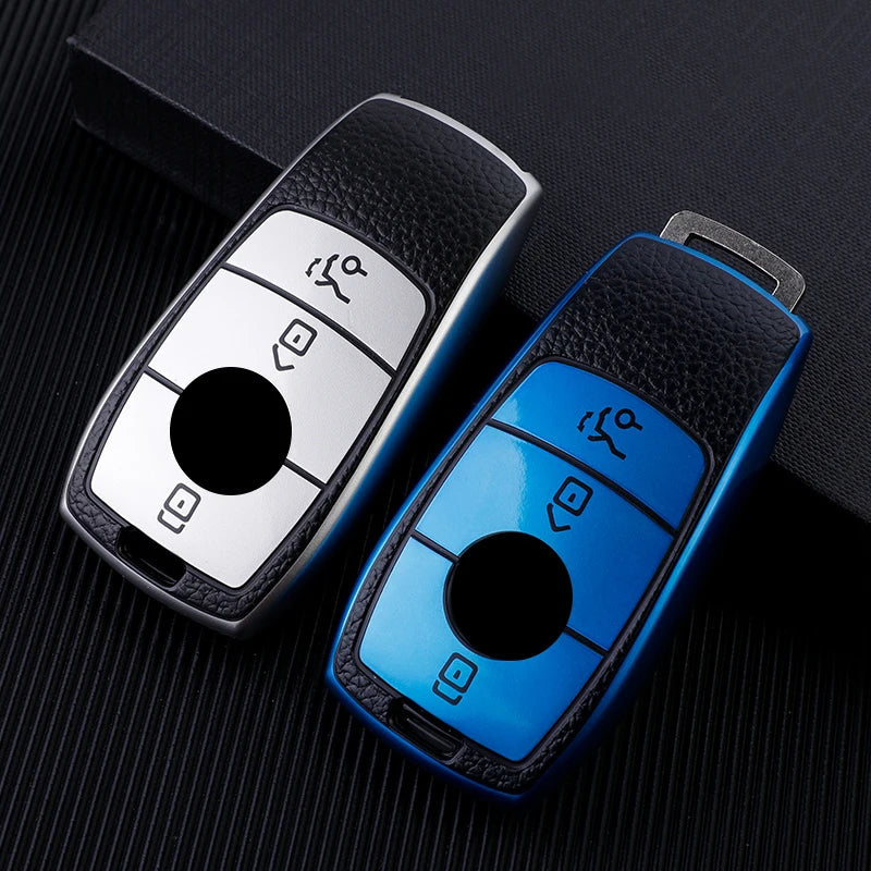 Car Key Cover Case Keychain For Mercedes Benz W177 W205 W213 W222 X167 AMG E200 E260 E S G Class GLC CLE CLA GLB GLS Shell Fob