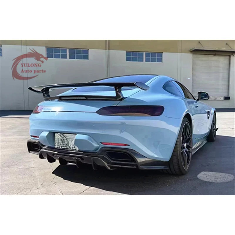 For Mercedes AMG GT PD Style Dry Carbon Body Kit Bumper Front Lip Fender Diffuser Rear Spoiler