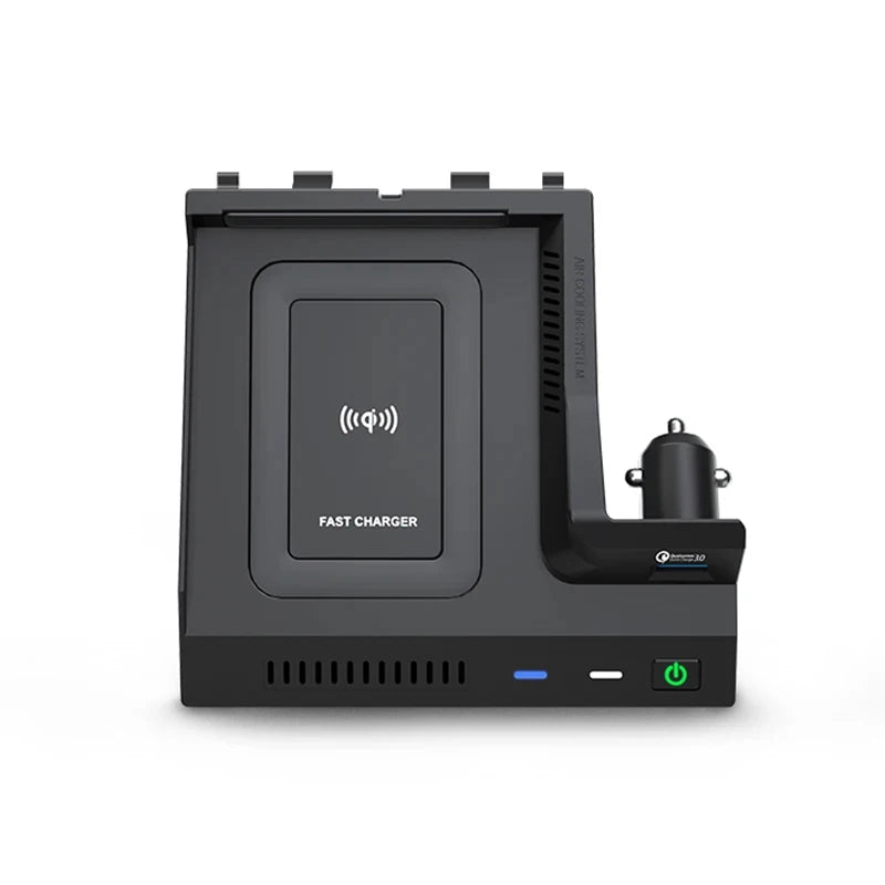 15W wireless charging phone charger for Mercedes Benz W205 AMG C43 C63 AMG GLC 43 C63 X253 C Class accessories
