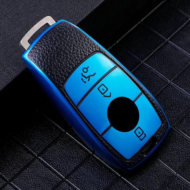 Car Key Cover Case Keychain For Mercedes Benz W177 W205 W213 W222 X167 AMG E200 E260 E S G Class GLC CLE CLA GLB GLS Shell Fob